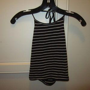 Striped Brandy Melville Halter Top